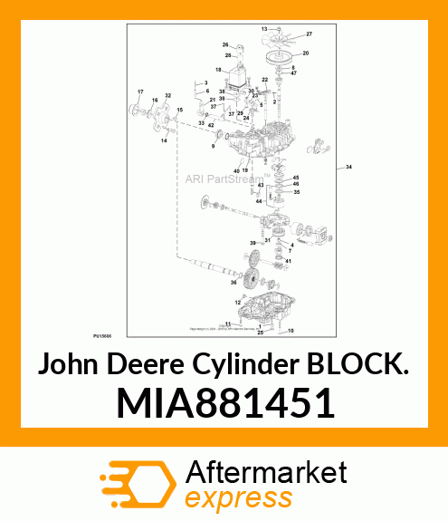 CYLINDER BLOCK ASSY. MIA881451