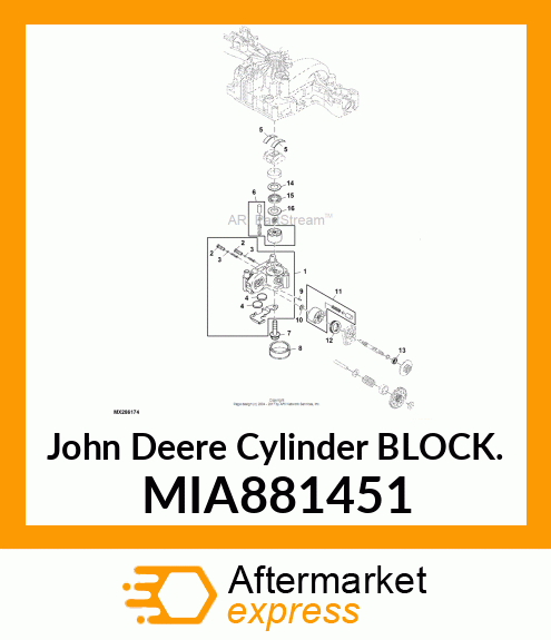 CYLINDER BLOCK ASSY. MIA881451