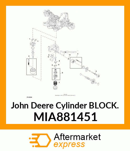 CYLINDER BLOCK ASSY. MIA881451