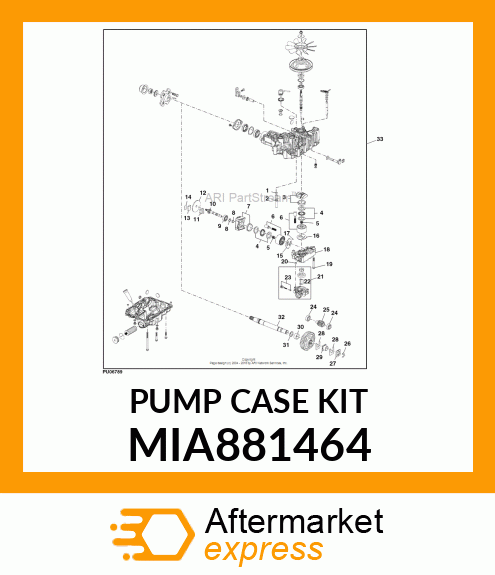 PUMP CASE KIT MIA881464