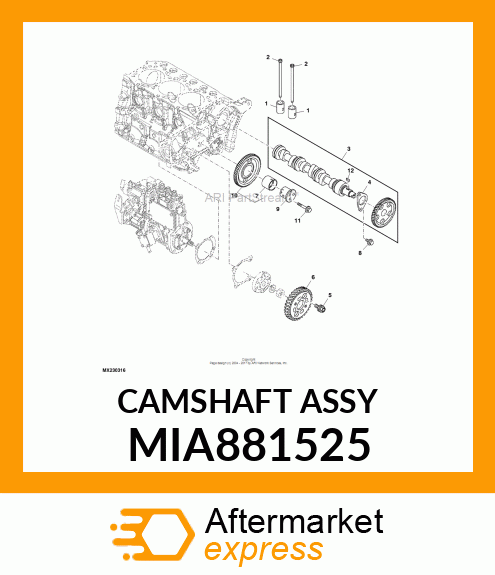 CAMSHAFT ASSY MIA881525