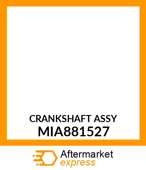 CRANKSHAFT ASSY MIA881527