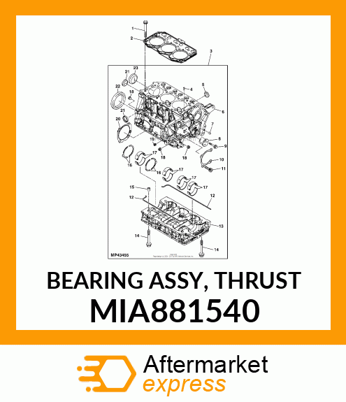 BEARING ASSY, THRUST MIA881540