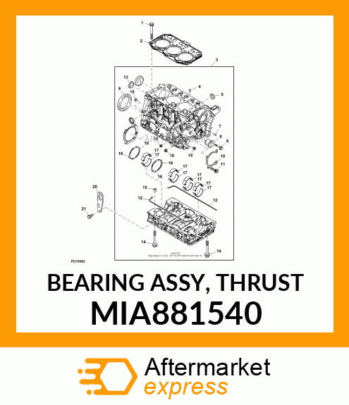 BEARING ASSY, THRUST MIA881540