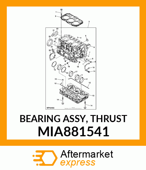 BEARING ASSY, THRUST MIA881541