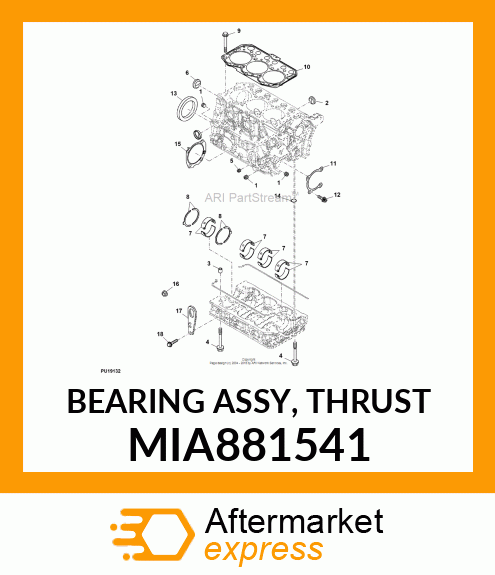 BEARING ASSY, THRUST MIA881541