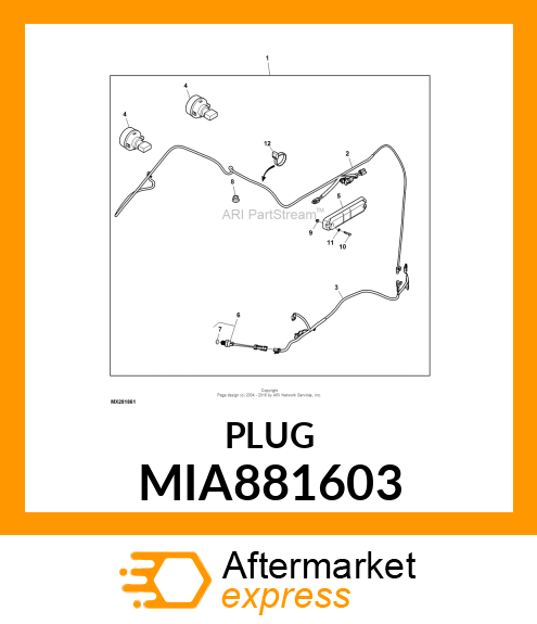 REVERSE SWITCH ASSY MIA881603