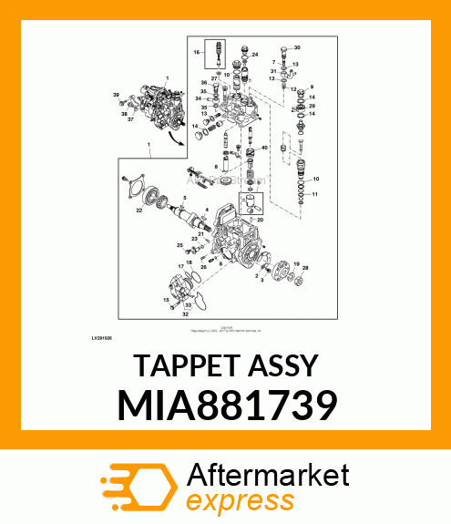 TAPPET ASSY MIA881739