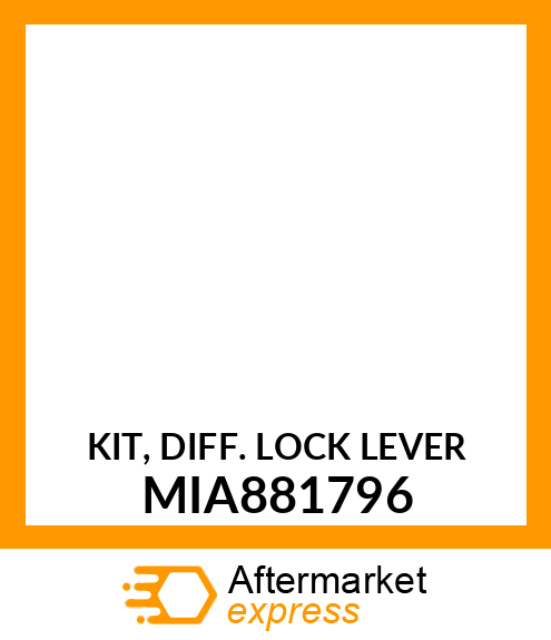 KIT, DIFF. LOCK LEVER MIA881796