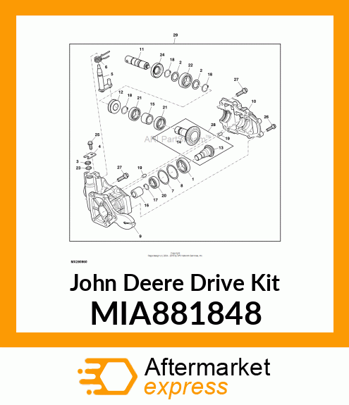 FRONT DRIVE KIT10DE MIA881848