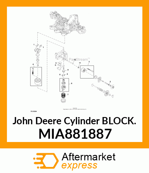 CYLINDER BLOCK ASSY MIA881887