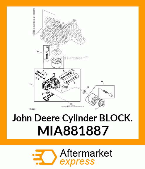 CYLINDER BLOCK ASSY MIA881887