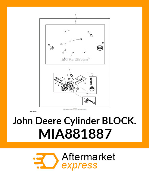 CYLINDER BLOCK ASSY MIA881887