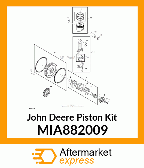 PISTON ASSY MIA882009