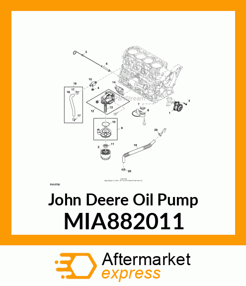 PUMP ASSY, LUB. OIL MIA882011