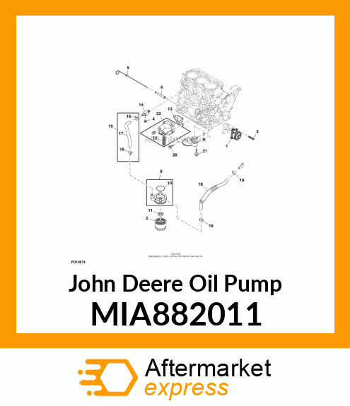 PUMP ASSY, LUB. OIL MIA882011