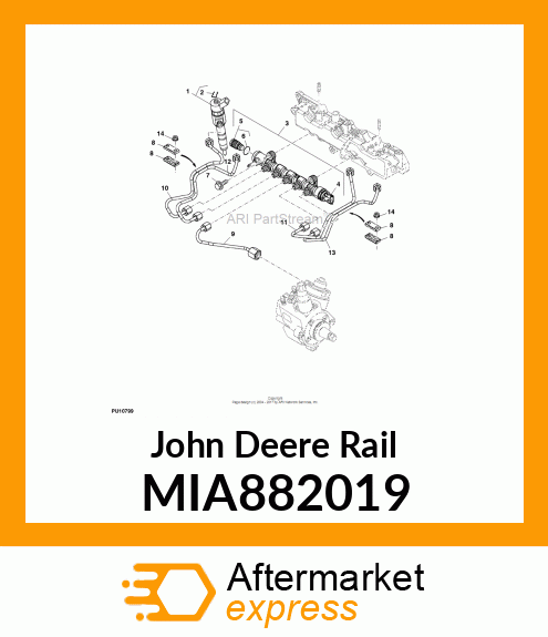 RAIL ASSY MIA882019