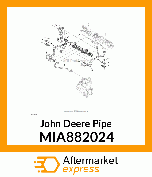 PIPE ASSY, INJECTION MIA882024