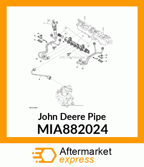 PIPE ASSY, INJECTION MIA882024