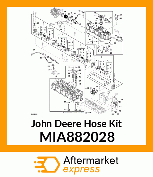 HOSE ASSY, BREATHER MIA882028