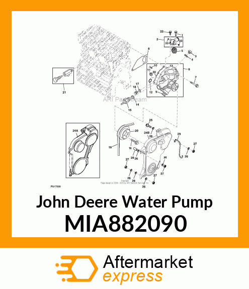 PUMP ASS, WATER MIA882090