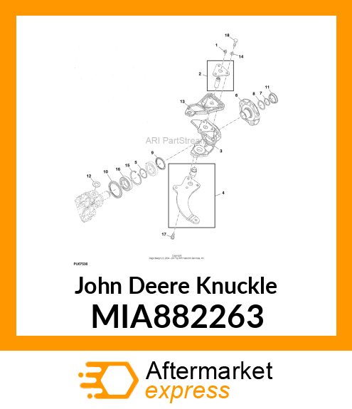 KNUCKLE ARM L MIA882263