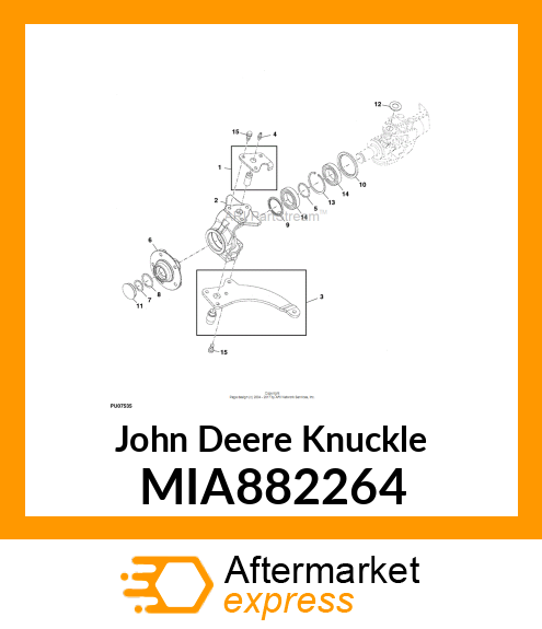 KNUCKLE ARM R MIA882264