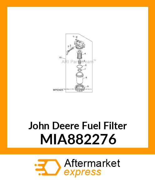 FILTER ASSY, FUEL MIA882276