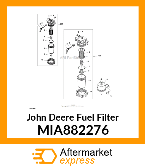 FILTER ASSY, FUEL MIA882276