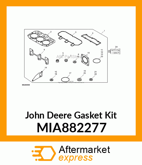 GASKET ASSY, HEAD MIA882277