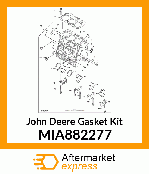 GASKET ASSY, HEAD MIA882277