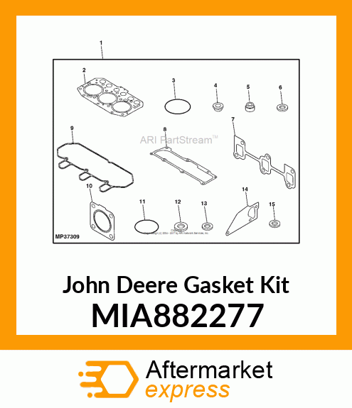 GASKET ASSY, HEAD MIA882277