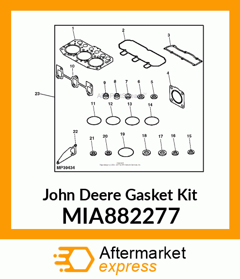 GASKET ASSY, HEAD MIA882277