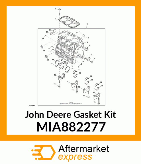 GASKET ASSY, HEAD MIA882277