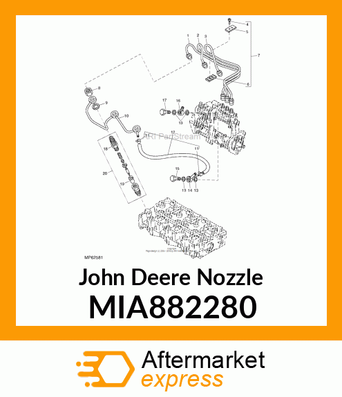 NOZZLE ASSY, F.I. MIA882280