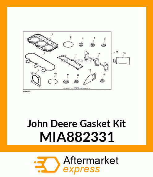 GASKET ASSY, HEAD MIA882331