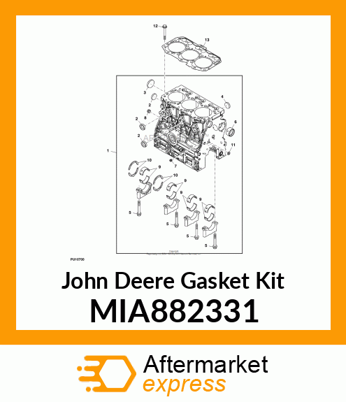 GASKET ASSY, HEAD MIA882331