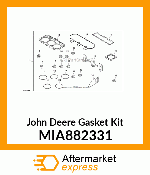 GASKET ASSY, HEAD MIA882331