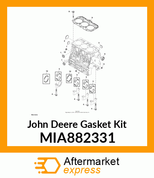 GASKET ASSY, HEAD MIA882331