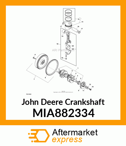 CRANKSHAFT ASSY MIA882334