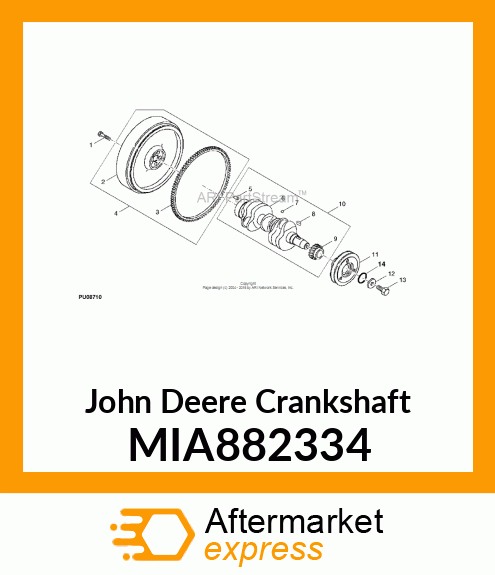 CRANKSHAFT ASSY MIA882334