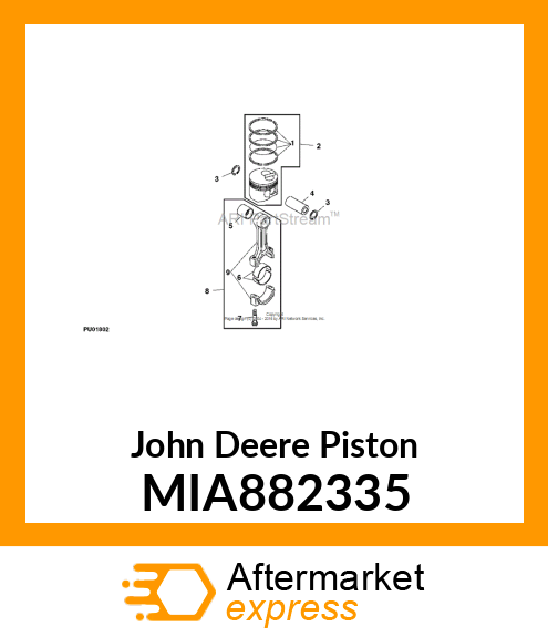 PISTON ASSY MIA882335