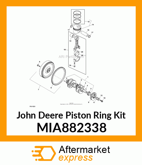 RING ASSY, 0.25 MIA882338