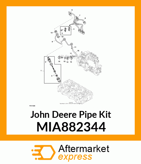 PIPE ASSY, INJ. #2 MIA882344