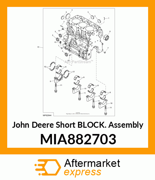 SHORT BLOCK MIA882703