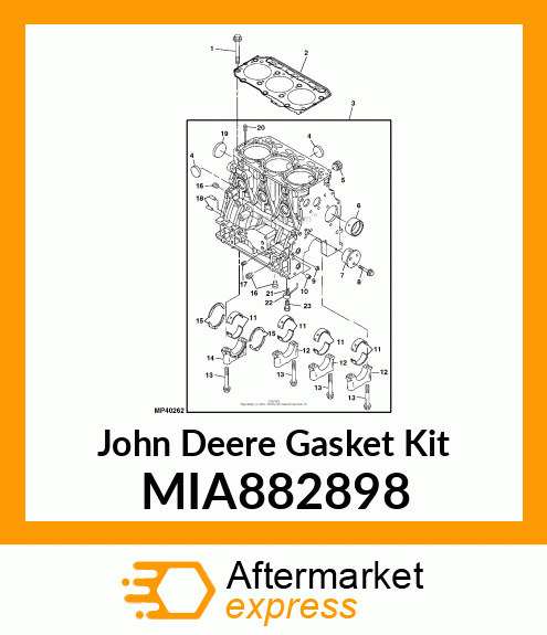 GASKET ASSY, HEAD MIA882898