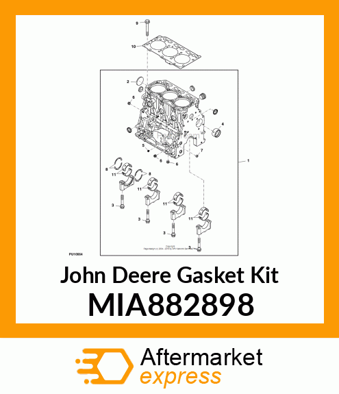 GASKET ASSY, HEAD MIA882898