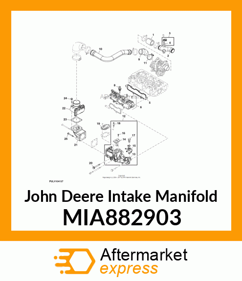 MANIFOLD ASSY, INTAKE MIA882903