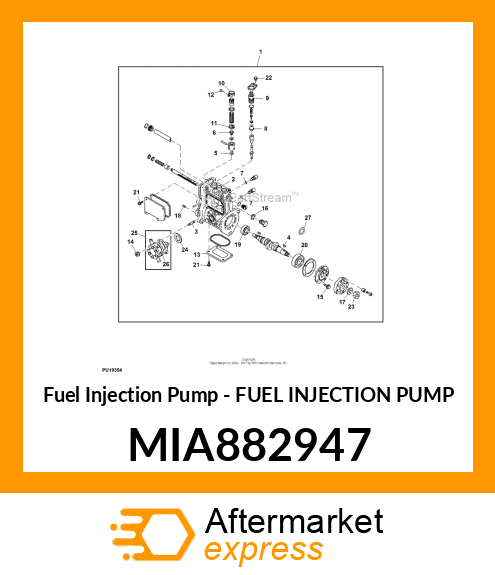 Fuel Injection Pump MIA882947