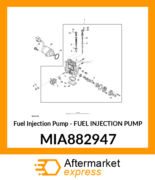 Fuel Injection Pump MIA882947